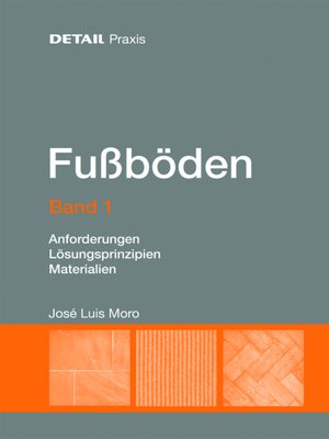 cover image of Fußböden – Band 1